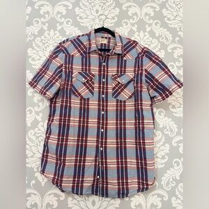 10/$25 • Old Navy Plaid Cotton Button Down Shirt